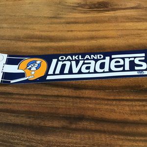 USFL Oakland Invaders Vintage Bumper Sticker